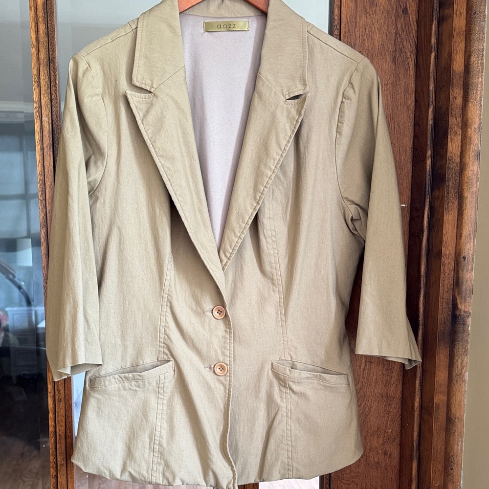 Tan Blazer Jacket